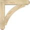 Ekena Millwork Thorton Craftsman Rough Sawn Bracket w/ Offset Brace, Douglas Fir, 6"W x 26"D x 26"H BKT0604X26X26THR04RDF - alternate 2